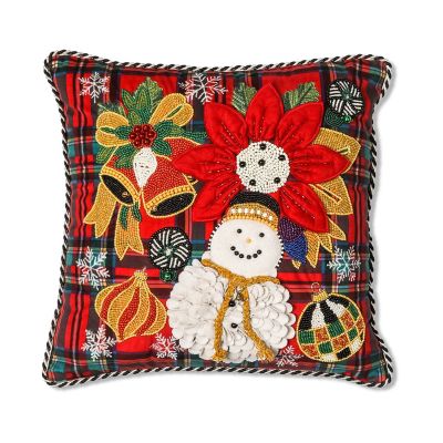 Ugly Sweater Throw Pillow mackenzie-childs Panama 0