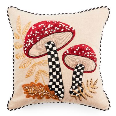 Mushroom throw pillow best sale