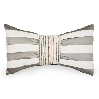 Sterling Bow Throw Pillow mackenzie-childs Panama 0