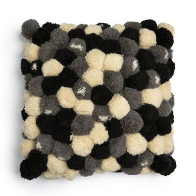 Sterling Pom Pom Pillow