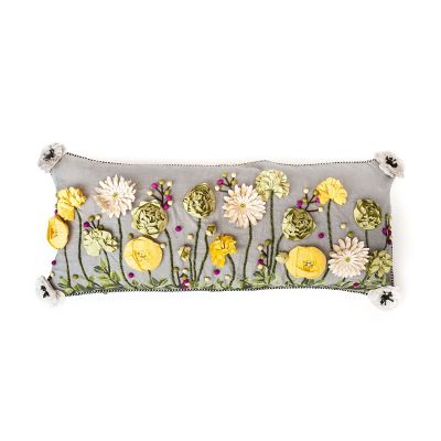 Coming Up Daisies Lumbar Pillow image two