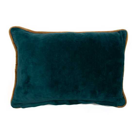 Peacock Lumbar Pillow image three