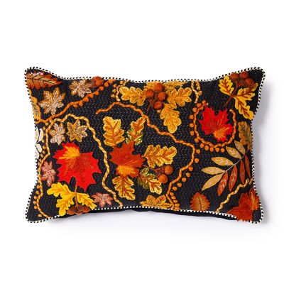 Falling Leaves Lumbar Pillow mackenzie-childs Panama 0