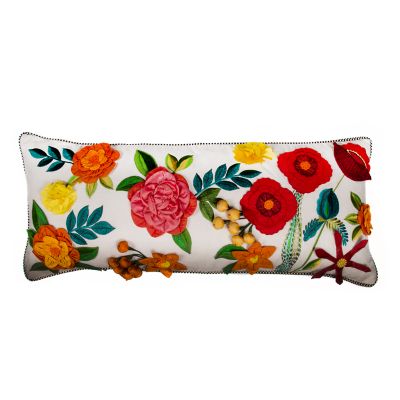 MacKenzieChilds Kira's Garden Lumbar Pillow
