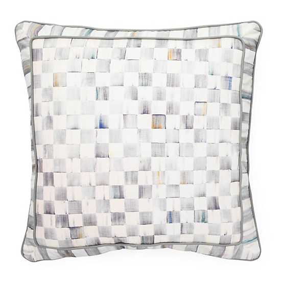 Sterling Check Pillow image two