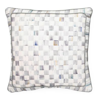 Sterling Check Throw Pillow