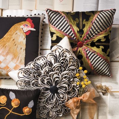 MacKenzie-Childs  Portobello Road Square Pillow