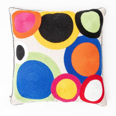 Avant Garden Dot Outdoor Pillow mackenzie-childs Panama 0