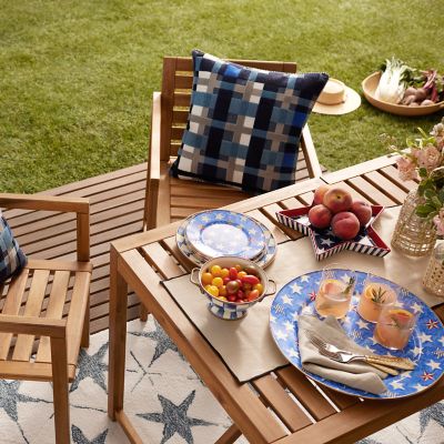 Plaid outdoor clearance pillows