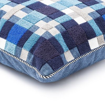 Plaid best sale outdoor cushions