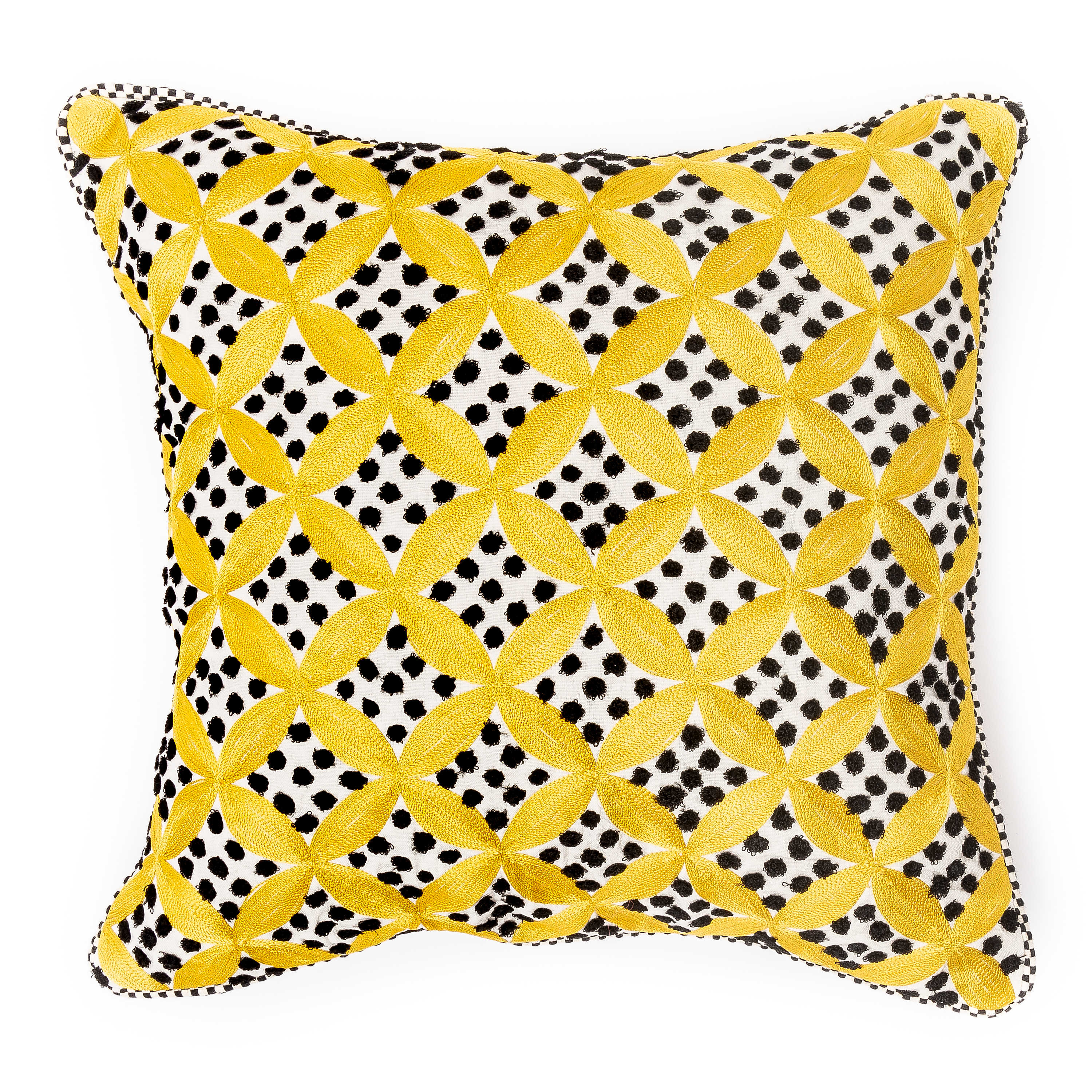 Point Counter Point Pillow mackenzie-childs Panama 0