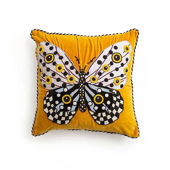 Spot On Butterfly Throw Pillow