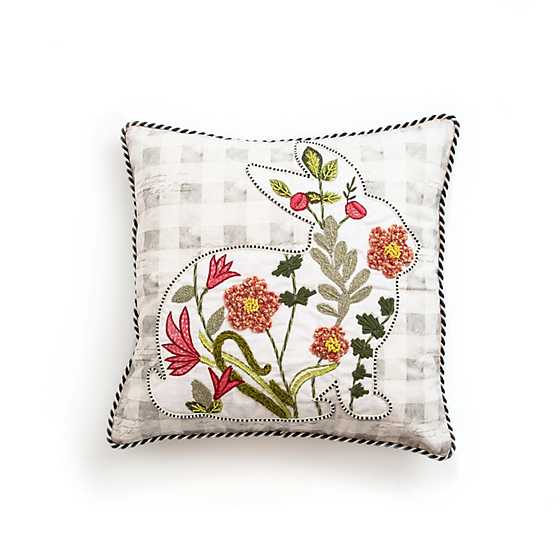 Blooming Bunny Pillow image two