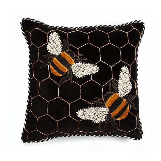 MacKenzie-Childs | Bumble Bee Pillow