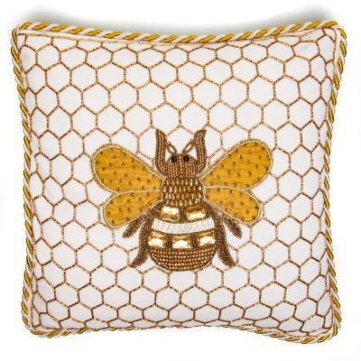 MacKenzie-Childs  Queen Bee Woven Dish Towel