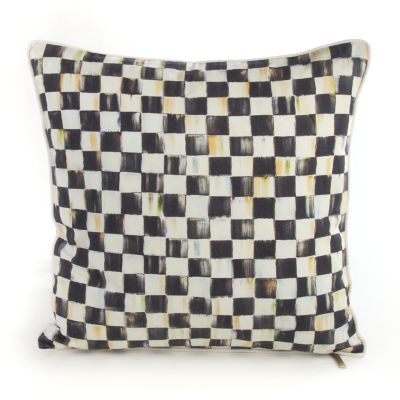 Courtly Check Pillow - 18