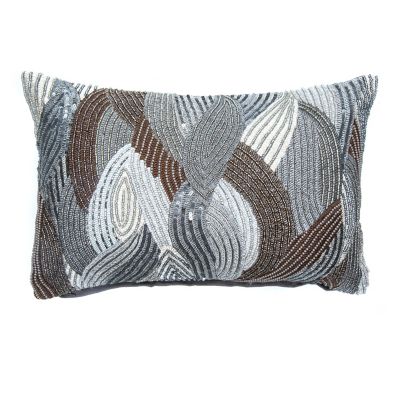 Sterling Waves Lumbar Pillow mackenzie-childs Panama 0