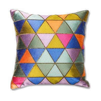 Mosaic Triangle Pillow mackenzie-childs Panama 0