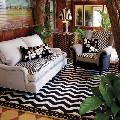 MacKenzie-Childs | Gardenia Lumbar Pillow