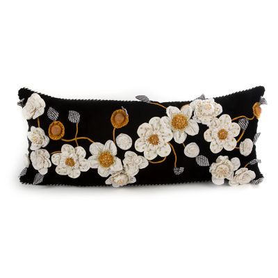 Mackenzie Childs Gardenia Lumbar Pillow