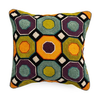 Geo Throw Pillow mackenzie-childs Panama 0