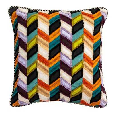 Chevron Throw Pillow mackenzie-childs Panama 0