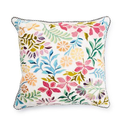 Carnivale Floral Throw Pillow mackenzie-childs Panama 0