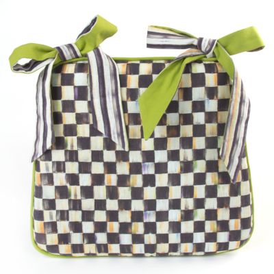 Courtly Check Seat Cushion mackenzie-childs Panama 0