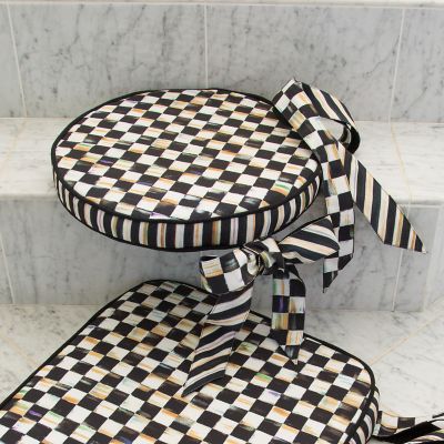 MacKenzie-Childs  Courtly Check Chair Cushion