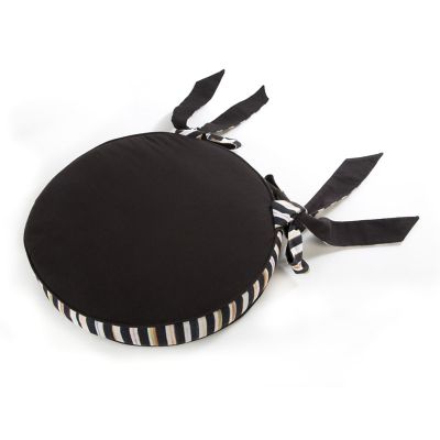 Black round seat discount cushions