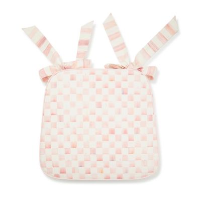 Rosy Check Chair Cushion mackenzie-childs Panama 0