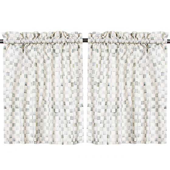 Sterling Check Cafe Curtains image two