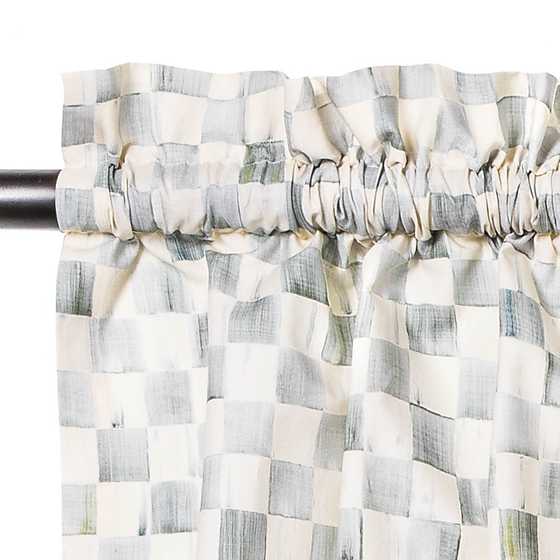 Sterling Check Cafe Curtains image three