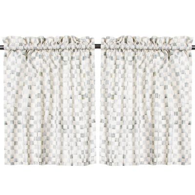 Sterling Check Cafe Curtains