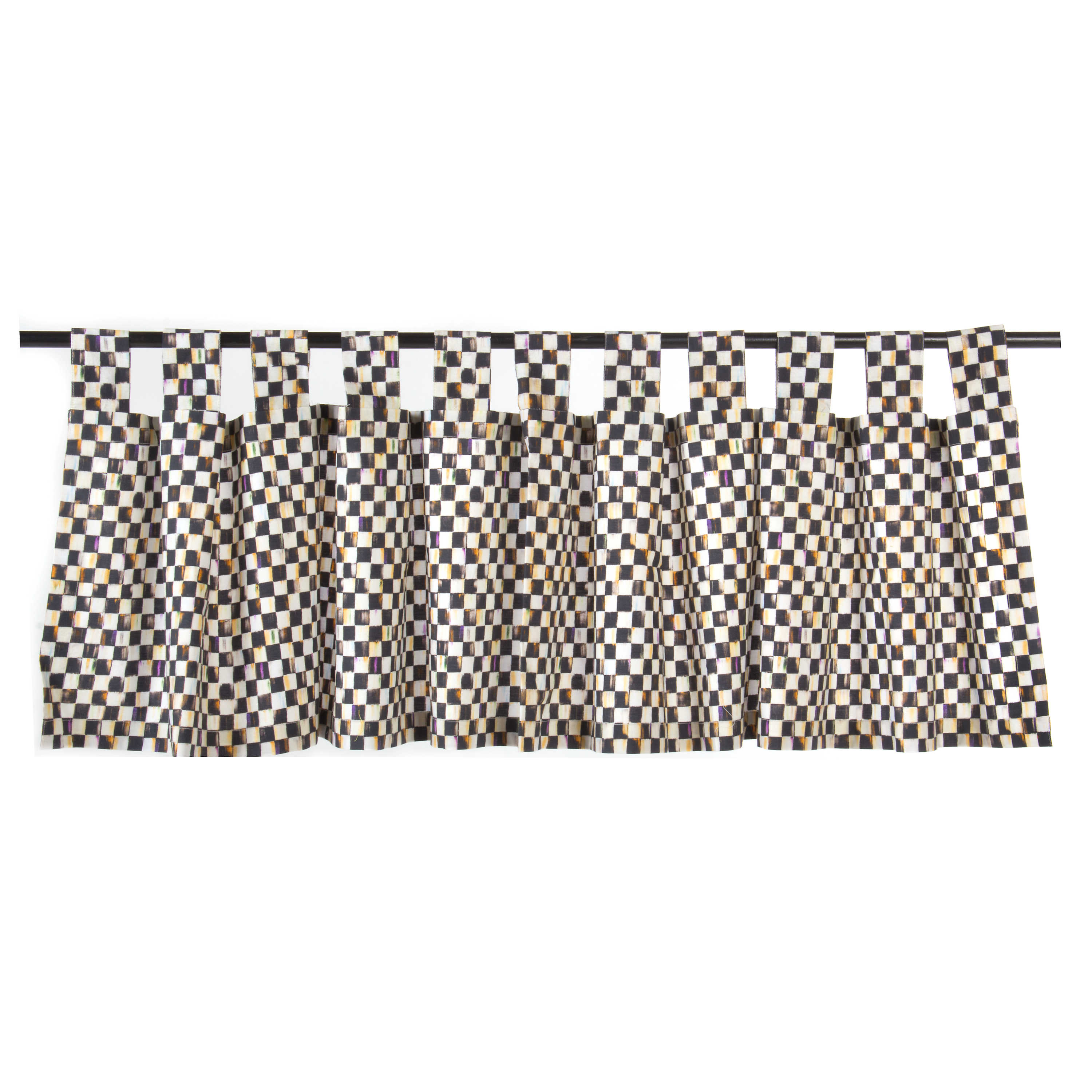 Courtly Check Tab Top Cafe Valance mackenzie-childs Panama 0
