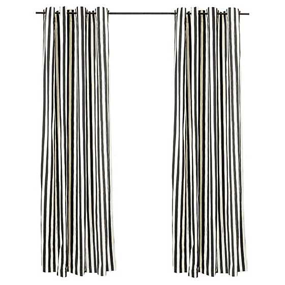 Courtly Stripe Curtain Panel - Grommet Top image two