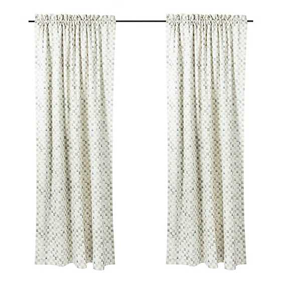 Sterling Check Curtain Panel image two