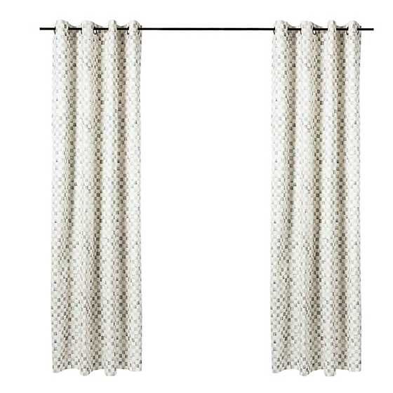 Sterling Check Curtain Panel - Grommet Top image two