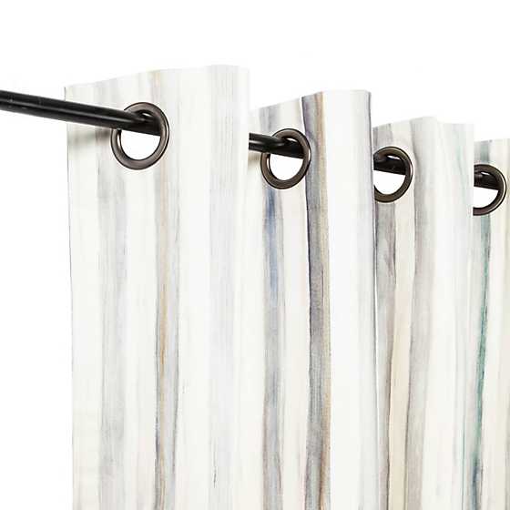 Sterling Stripe Curtain Panel - Grommet Top image three