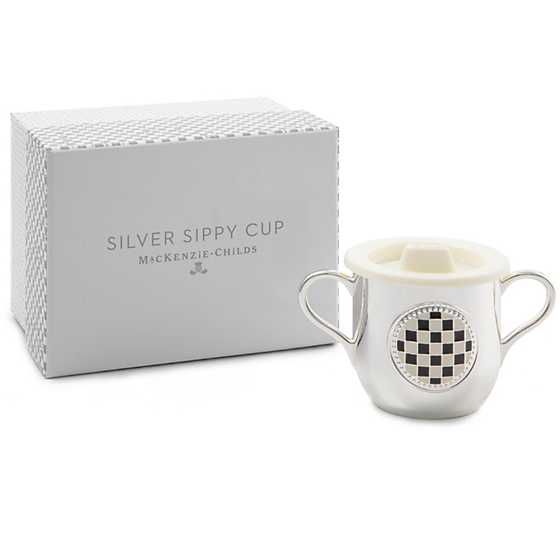 Silver Sippy Cup image three