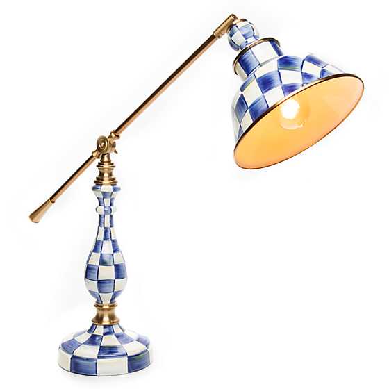 Royal Check Reading Table Lamp image three