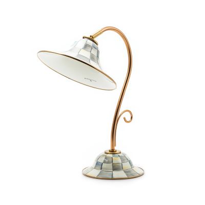 Sterling Check Desk Lamp mackenzie-childs Panama 0