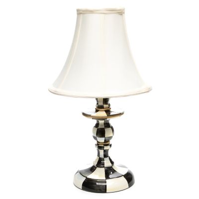 Courtly Check Candlestick Lamp mackenzie-childs Panama 0