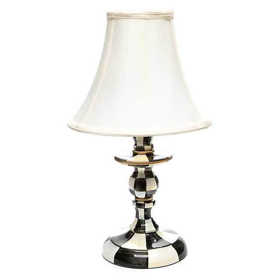 Courtly Check Candlestick Lamp image one