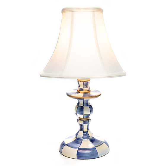 Royal Check Candlestick Lamp image three