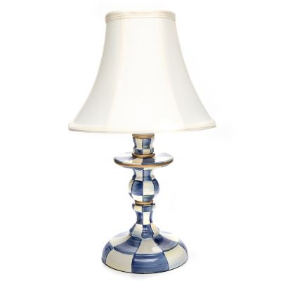 Royal Check Candlestick Lamp