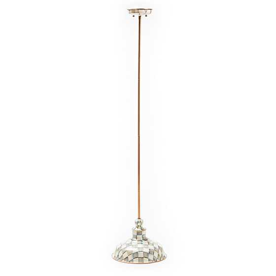 Sterling Check Barn Pendant Lamp -12” image two