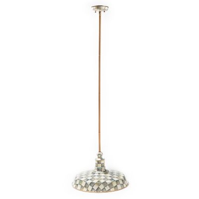 Sterling Check Barn Pendant Lamp -18