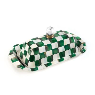 Emerald Check Butter Box mackenzie-childs Panama 0