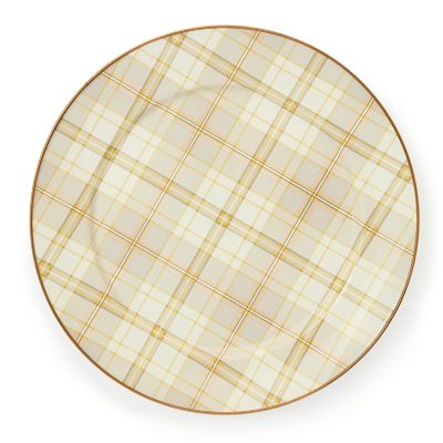 Tartan Latte Charger/Plate mackenzie-childs Panama 0